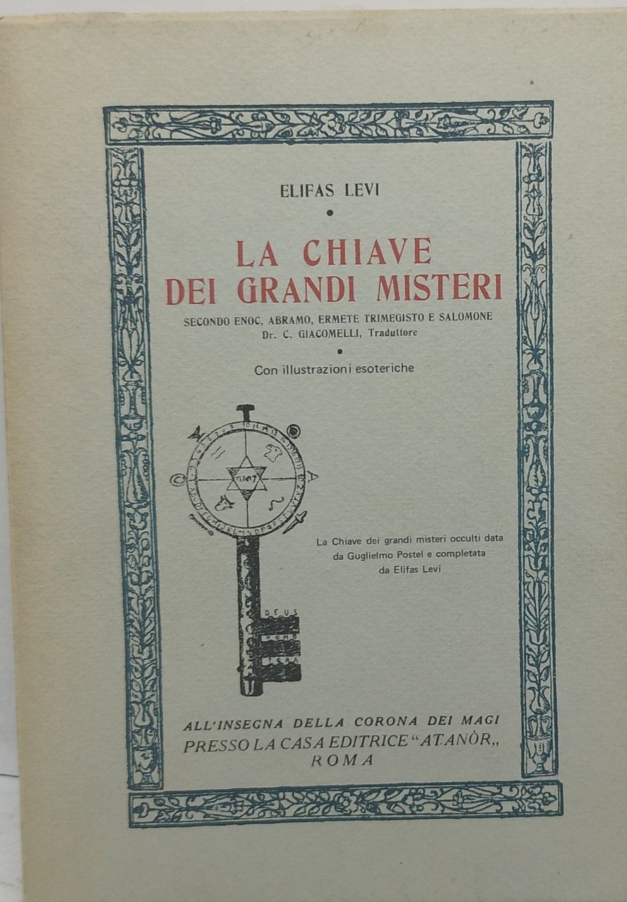 la chiave dei grandi misteri