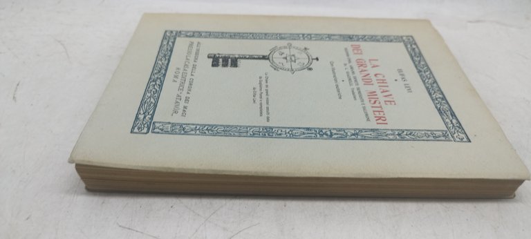 la chiave dei grandi misteri