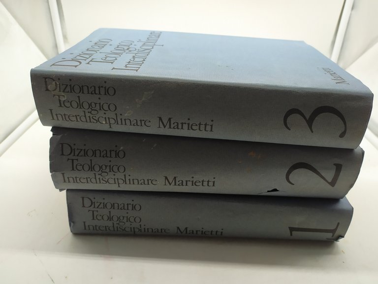 Dizionario teologico interdisciplinare Marietti 3 volumi con cofanetto