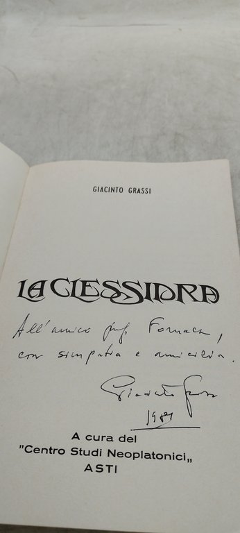 la clessidra giacinto grassi