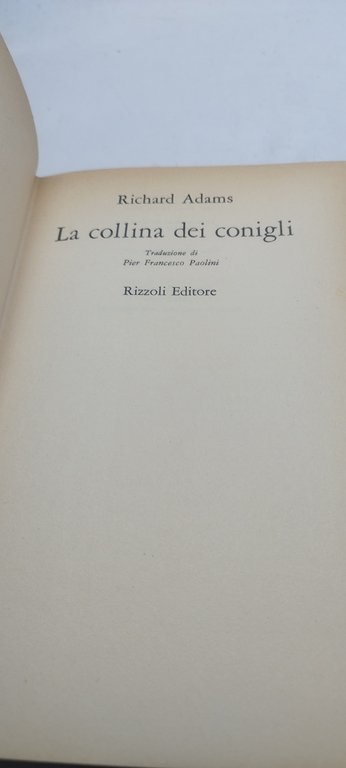 la collina dei conigli richard adams