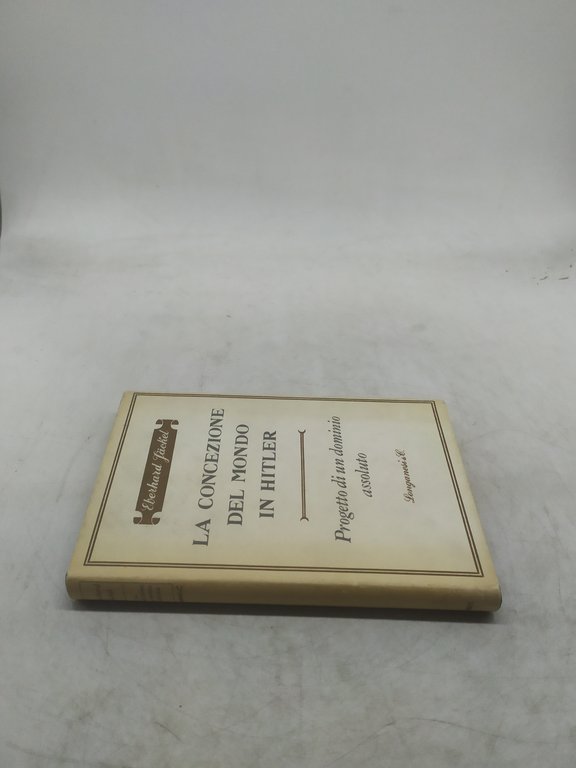 la concezione del mondo in hitler progetto di un dominio …