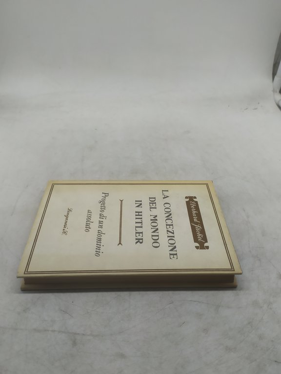 la concezione del mondo in hitler progetto di un dominio …