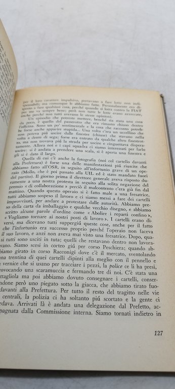 la condizione operaia in italia aris accornero fiat confino
