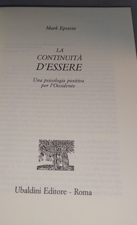 la continuità d'essere un psicologo per l'occidente | Immagine Gallery 5