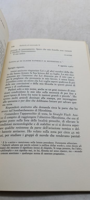 la coscienza al bando il carteggio del pilota di hiroshima