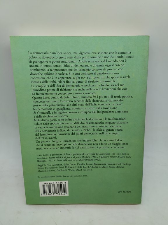 la democrazia storia di un'idea politica dal VI secolo a …