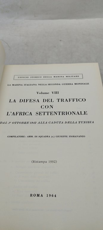 la difesa del traffico con l'africa settentrionale dal 1 ottobre …