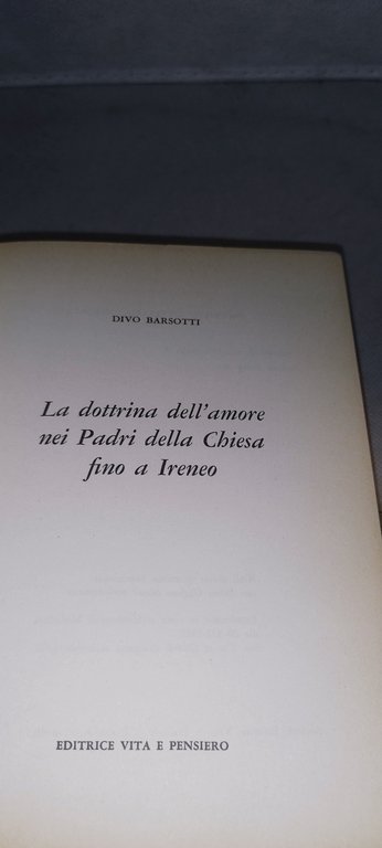 la dottrina dell'amore nei padri della chiesa fino a ireneo | Immagine Gallery 6
