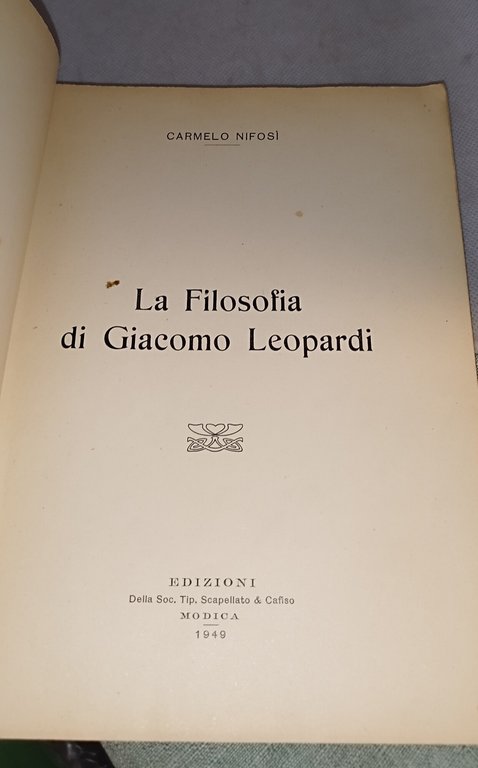 la filosofia di giacomo leopardi | Immagine Gallery 5