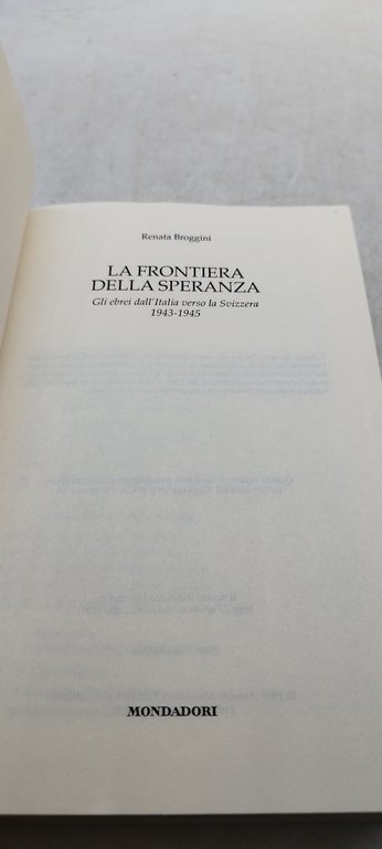 la frontiera della speranza