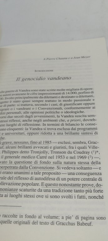 la guerra della vandea e il sistema di sopolamento