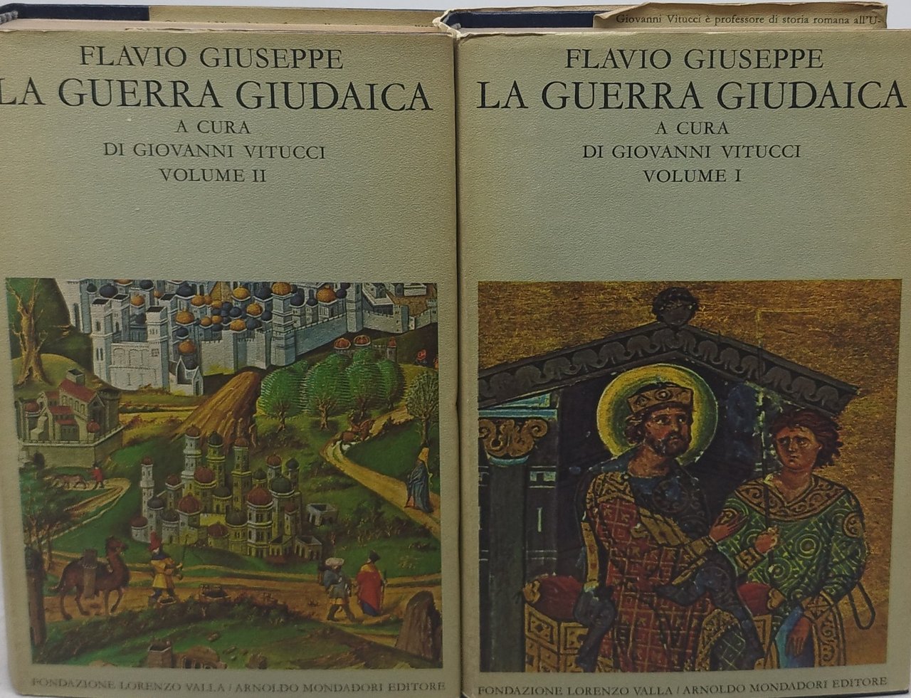 la guerra giudaica a cura di giovanni vitucci 2 volumi