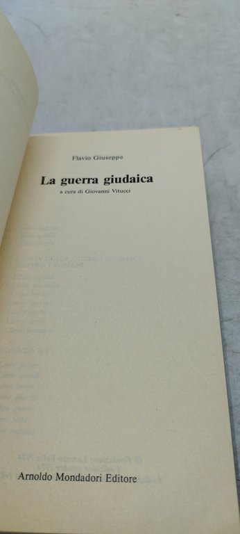 la guerra giudaica mondadori