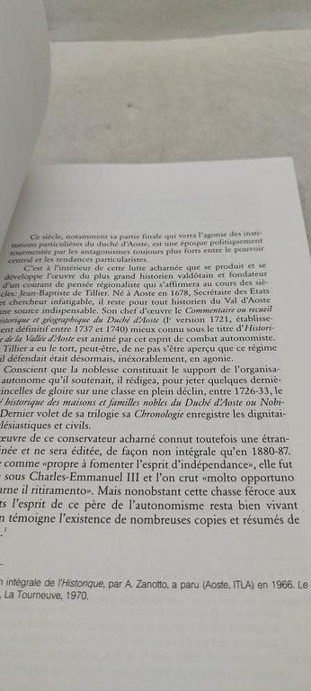 la litterature valdostoire au fil de l'histoire