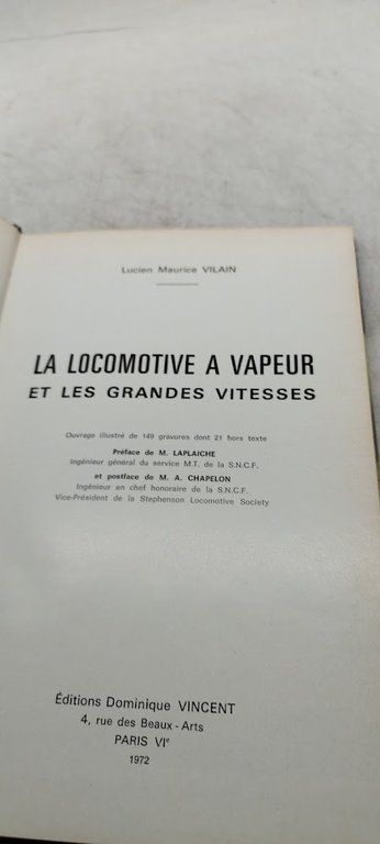la lomotive a vapeur et les grandes vitesses