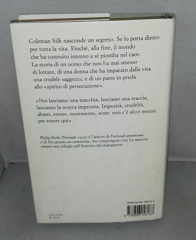 la macchia umana philip roth einaudi | Immagine Gallery 3