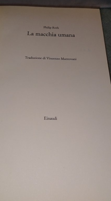 la macchia umana philip roth einaudi | Immagine Gallery 6