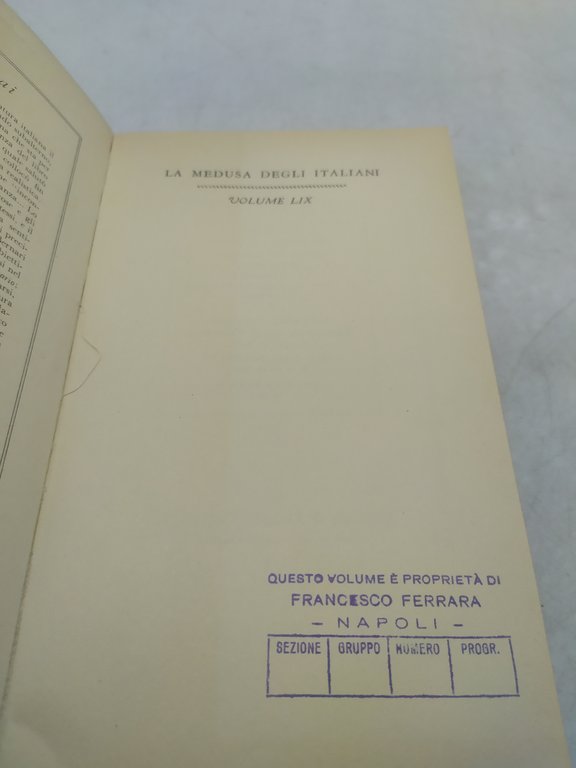 la medusa degli italiani carlo bernari tre opere mondadori