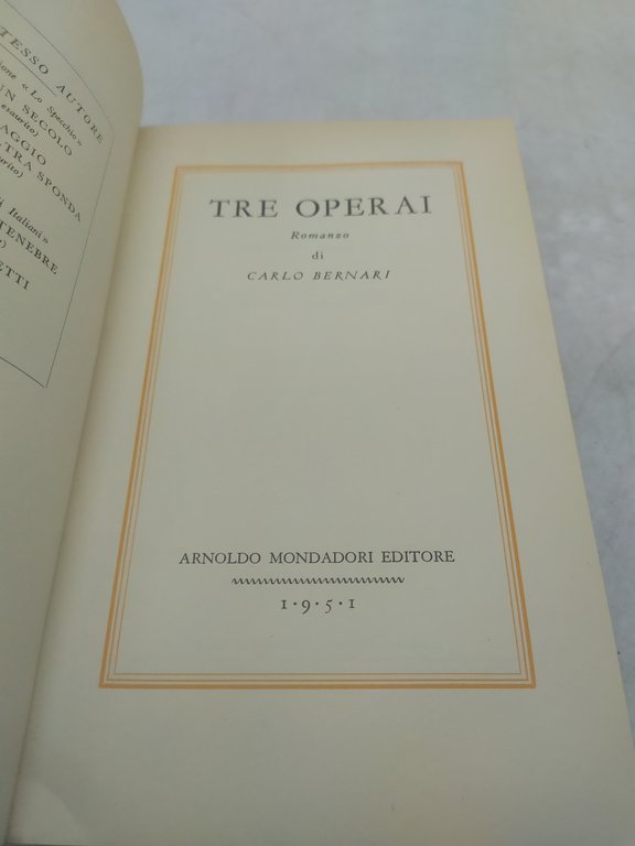 la medusa degli italiani carlo bernari tre opere mondadori