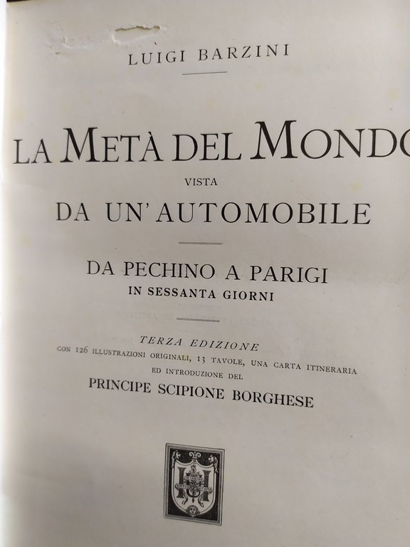 la metà del mondo vista da un'automobile da perchino a …