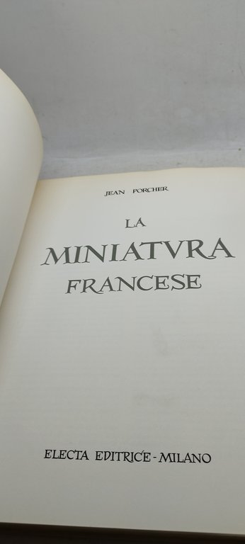 la miniatura francese electa