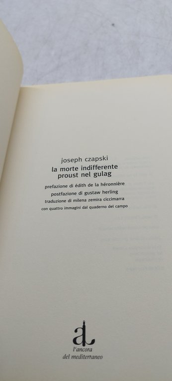 la morte indifferente prouust nel gulag