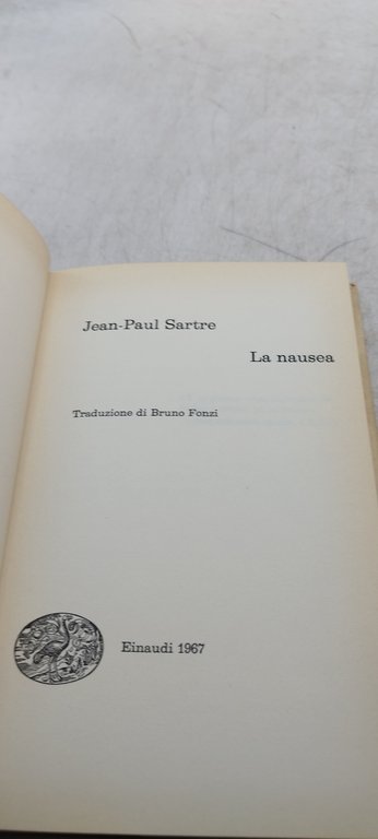 la nausea einaudi