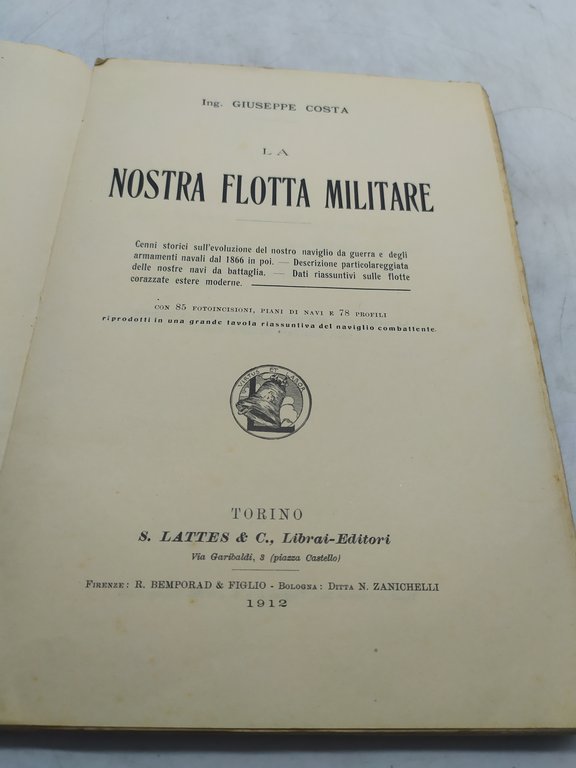 la nostra flotta militare ing.giuseppe costa