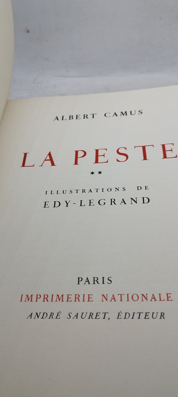 la peste albert camus 2 volumi illustrations de edy legrand