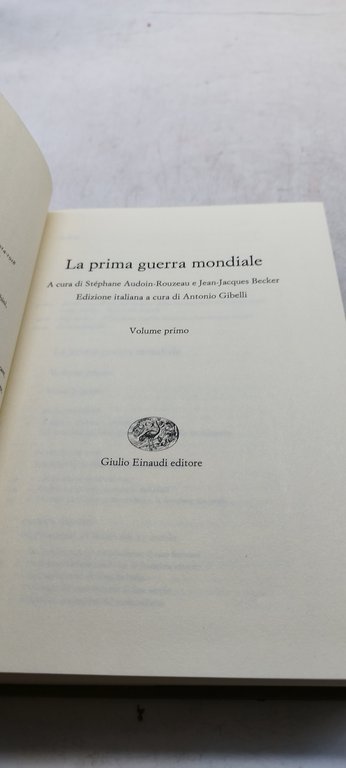 la prima guerra mondiale volume 1 einaudi