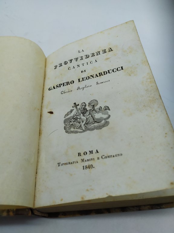 la provvidenza cantica di gaspero leonarducci roma 1840