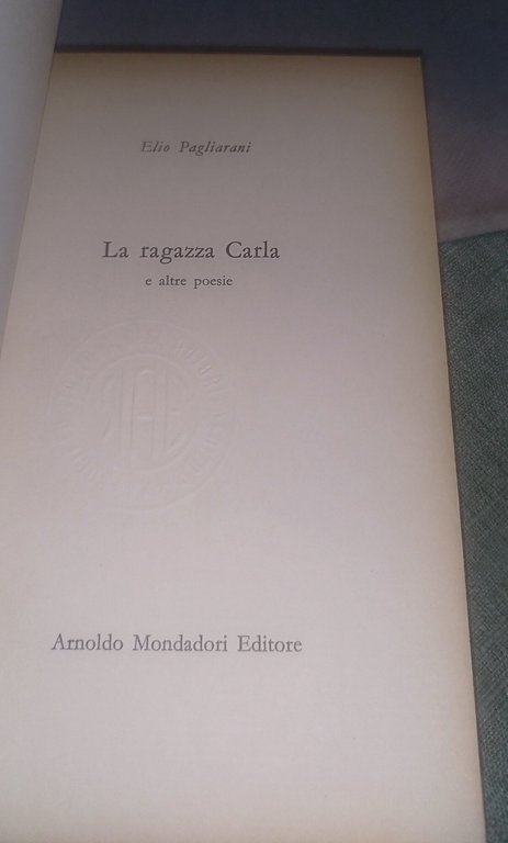 la ragazza carla e altre poesie elio pagliarani | Immagine Gallery 6