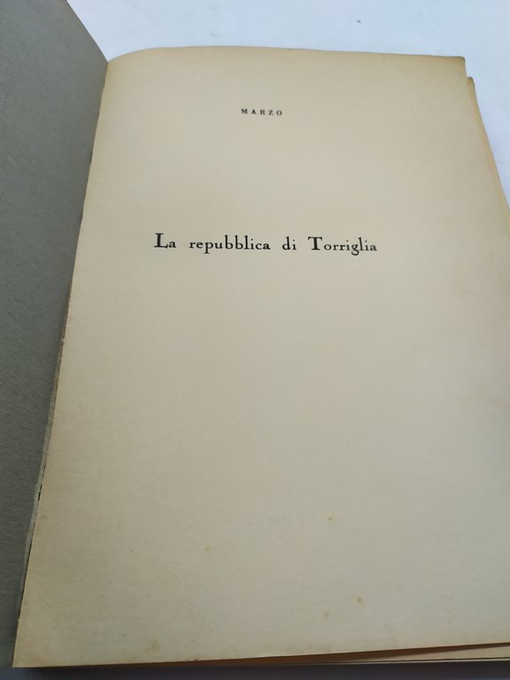 la repubblica di torriglia copia numerata