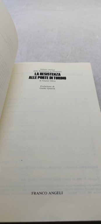 la resistenza alle porte di torino di giani oliva