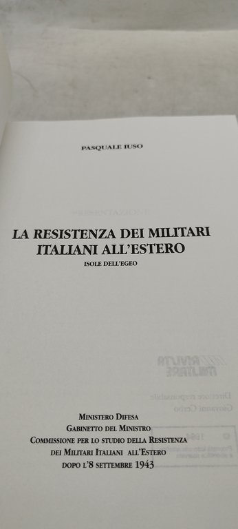 la resistenza dei militari italiani all'estero isole dell'egeo