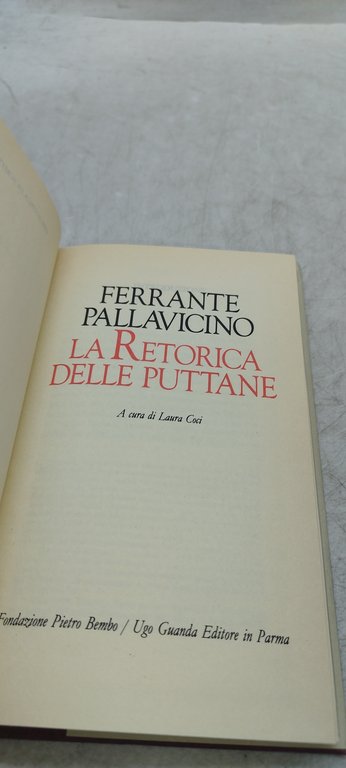 la retorica delle puttane ferrante pallavicino