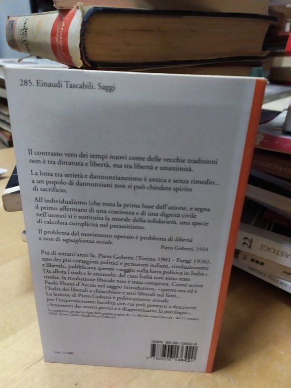 la rivoluzione liberale pietro gobetti einaudi tascabili