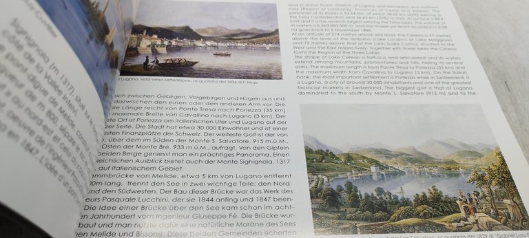 la rosa dei venti del lago di lugano