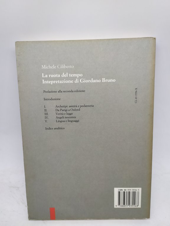 la ruota del tempo interpretazione di giordano bruno editore riuniti