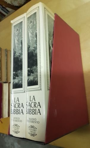 LA SACRA BIBBIA 2 vol ELLE LIBRO 1971.