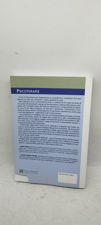 la schizofrenia nel test di rorschach un'analisi di 124 protocolli