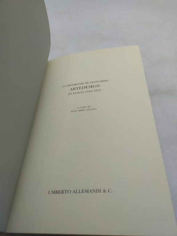 la sindrome di leonardo arte design in italia 1940-1975 enzo …