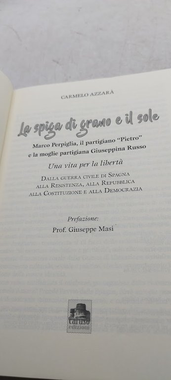 la spiga di grano e il sole