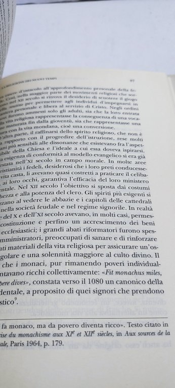 la spiritualità dell'occidente medioevale