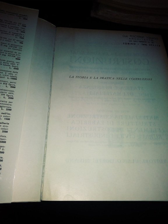 la teoria e la pratica nelle costruzioni volume terzo hoepli …