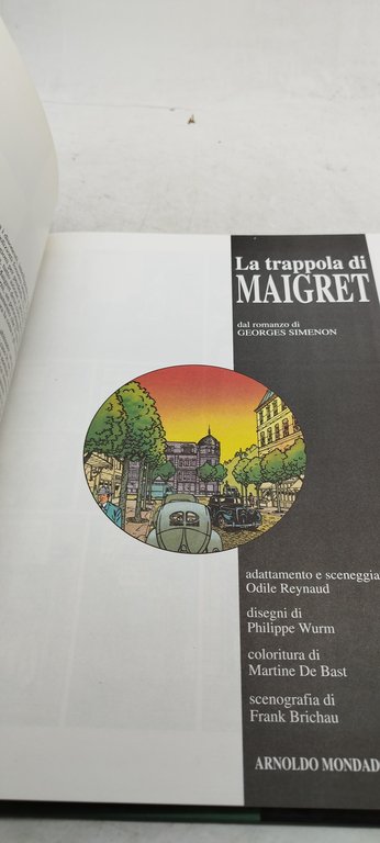 la trappola di maigret fumetto odile reynaud philippe wurm