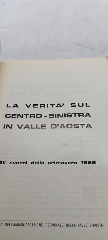 la verità sul centro sinistra in valle d'aosta