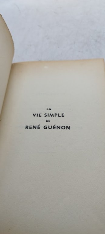la vie simple de renè genon illustrations de pierrre chaux