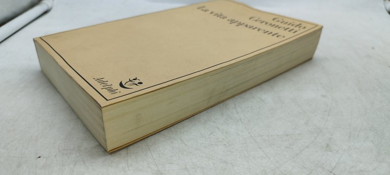 la vita apparente gudio ceronetti adelphi